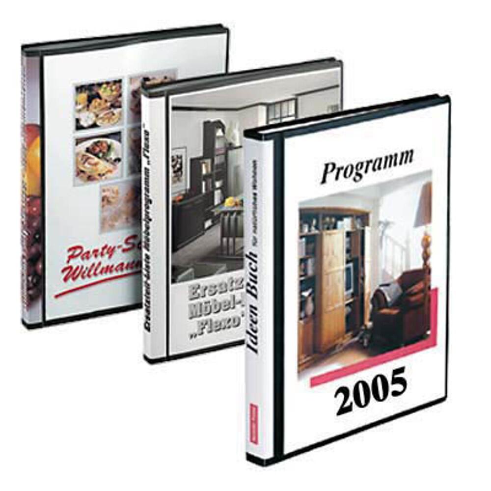 FolderSys Sichtbuch DIN A4 schwarz - 10 Hüllen