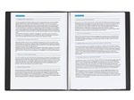 FolderSys Sichtbuch DIN A4 schwarz - 10 Hüllen