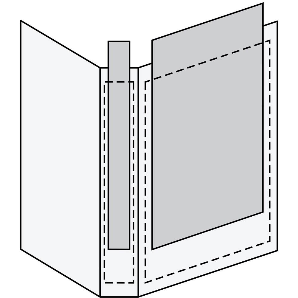 FolderSys Sichtbuch DIN A4 schwarz - 10 Hüllen