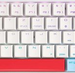 CHERRY MX-LP 2.1 Compact Wireless - Weiß / Blau / Rot