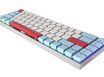 CHERRY MX-LP 2.1 Compact Wireless - Weiß / Blau / Rot