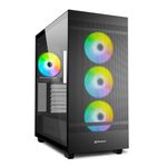 Sharkoon PC Gehäuse Rebel C50 Black RGB ATX schwarz