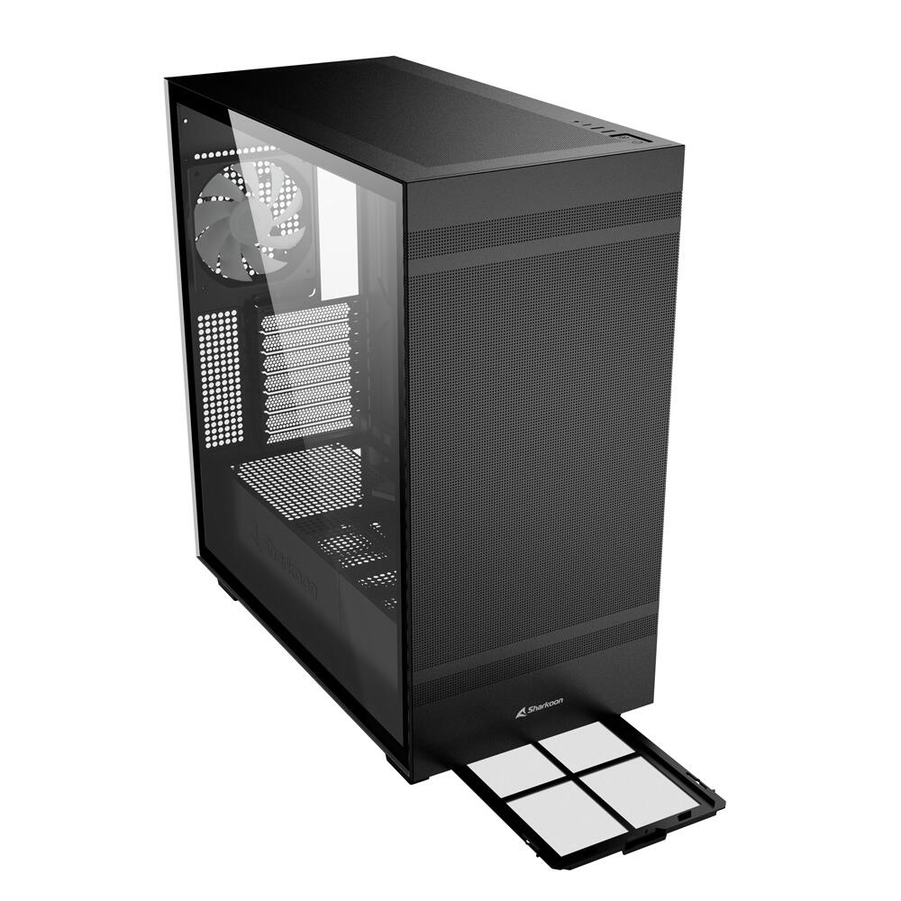 Sharkoon PC Gehäuse Rebel C50 Black RGB ATX schwarz