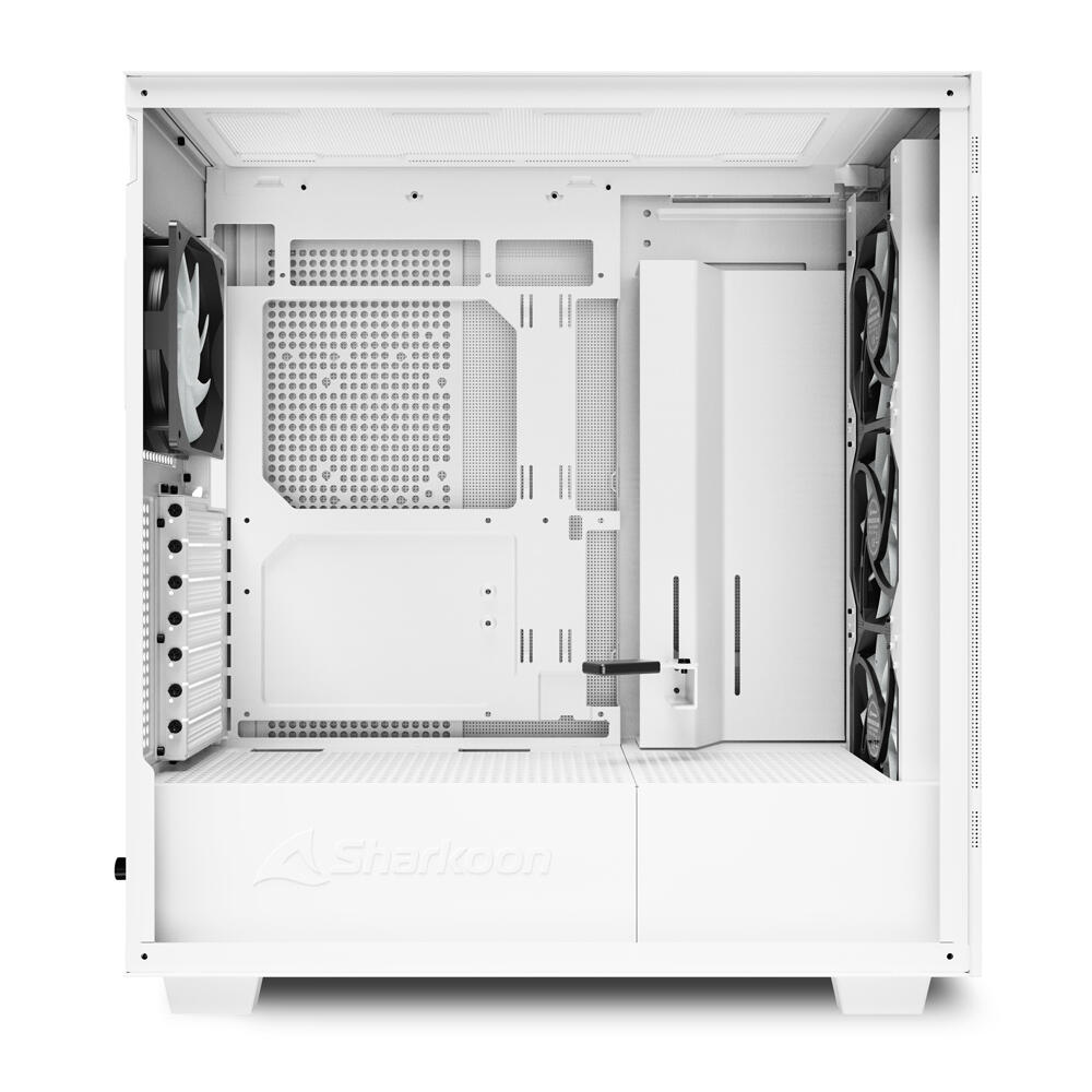 Sharkoon PC Gehäuse Rebel C50 White RGB ATX weiß