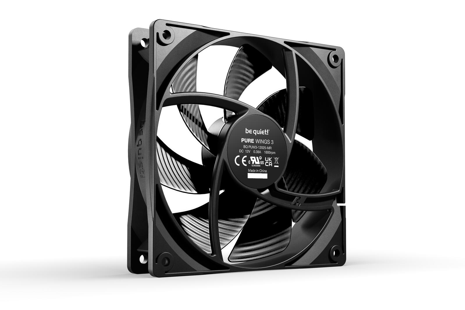 be quiet Lüfter Pure Wings 3 120mm schwarz