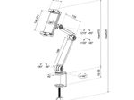 Neomounts DS15-545BL1 Universal Tablet-Halterung für 4,7-12,9" Tablets - Schwarz