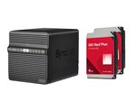 Synology DiskStation DS423 4 Einschübe NAS-Server Leergehäuse + 2x WD Red SATA 3.5" HDD 4TB Festplatte