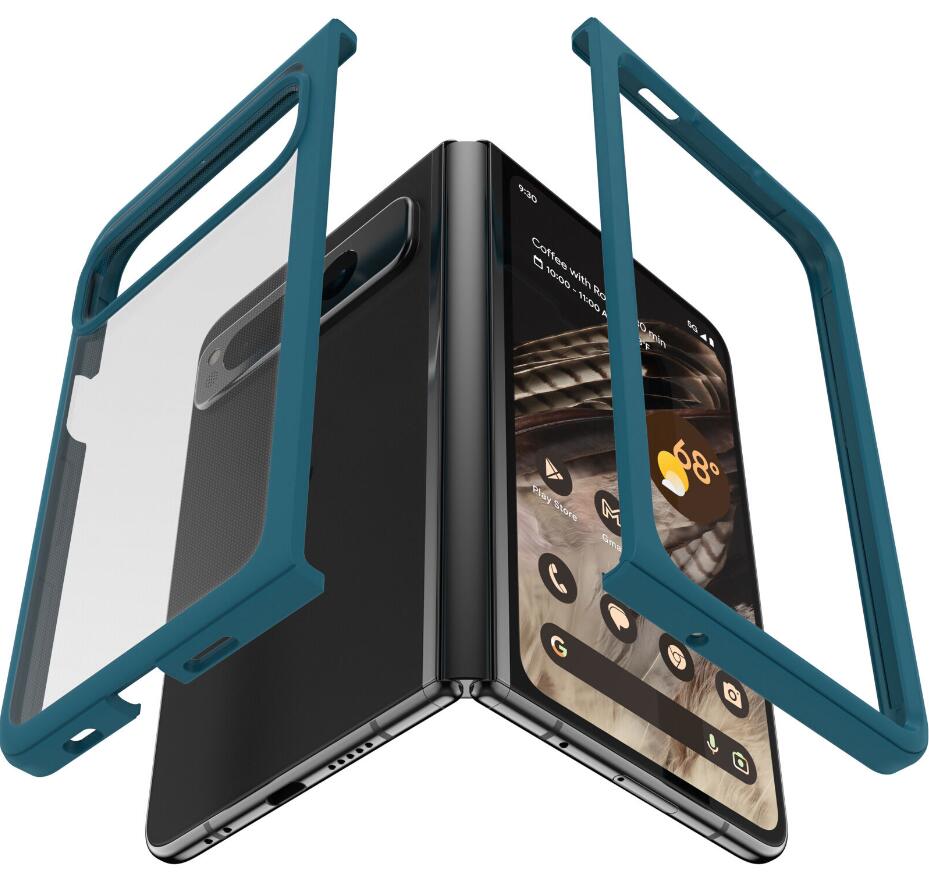 OtterBox Thin Flex Series für das Google Pixel Fold - Clear/Blue