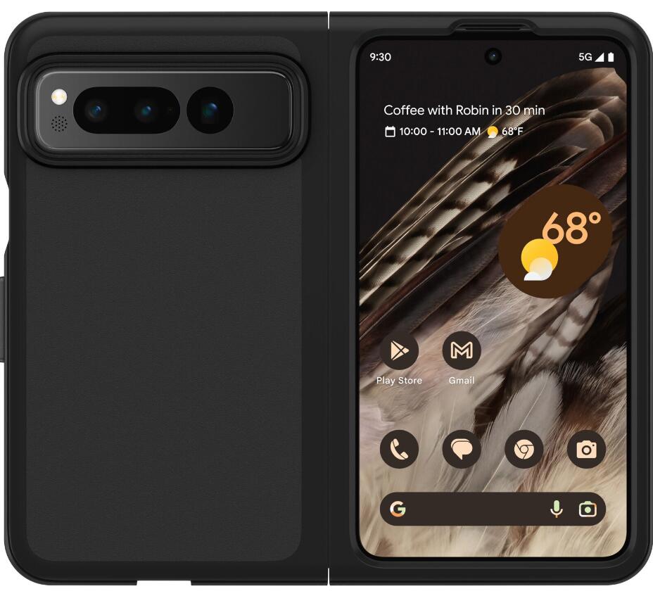 OtterBox Thin Flex Series für das Google Pixel Fold - Schwarz