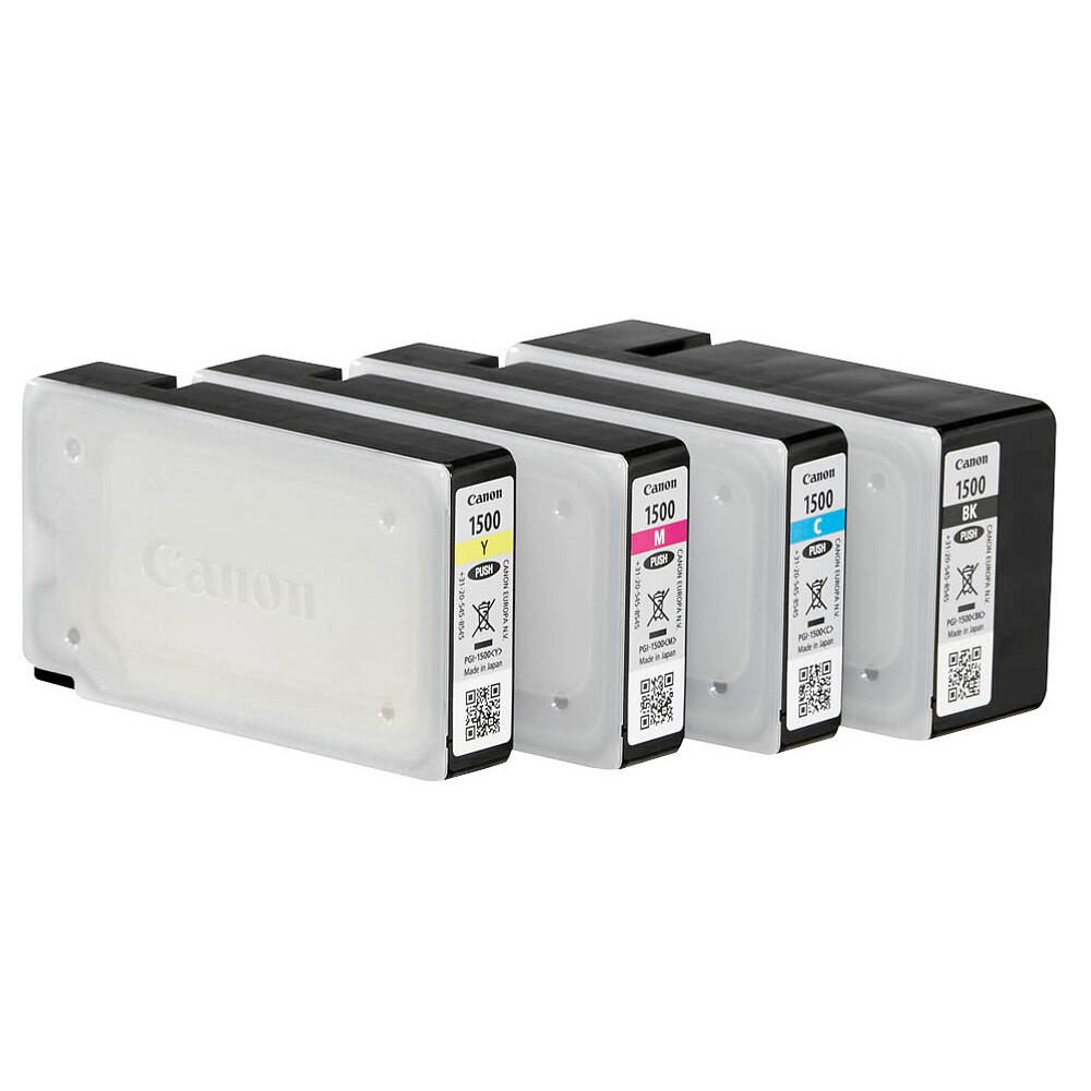 Canon Original PGI-1500 Druckerpatronen 4er Multipack BK/C/M/Y (9218B006)