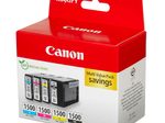 Canon Original PGI-1500 Druckerpatronen 4er Multipack BK/C/M/Y (9218B006)