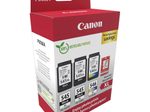 Canon Original PG-545XL + CL-546XL Druckerpatronen Valuepack - 2 x schwarz / 1 x farbig + 50 Blatt Fotopapier (8286B015)