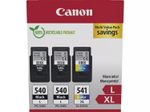 Canon Original PG-540L + CL-541XL Druckerpatronen Multipack - 2 x schwarz / 1 x farbig (5224B017)