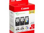 Canon Original PG-540L + CL-541XL Druckerpatronen Multipack - 2 x schwarz / 1 x farbig (5224B017)