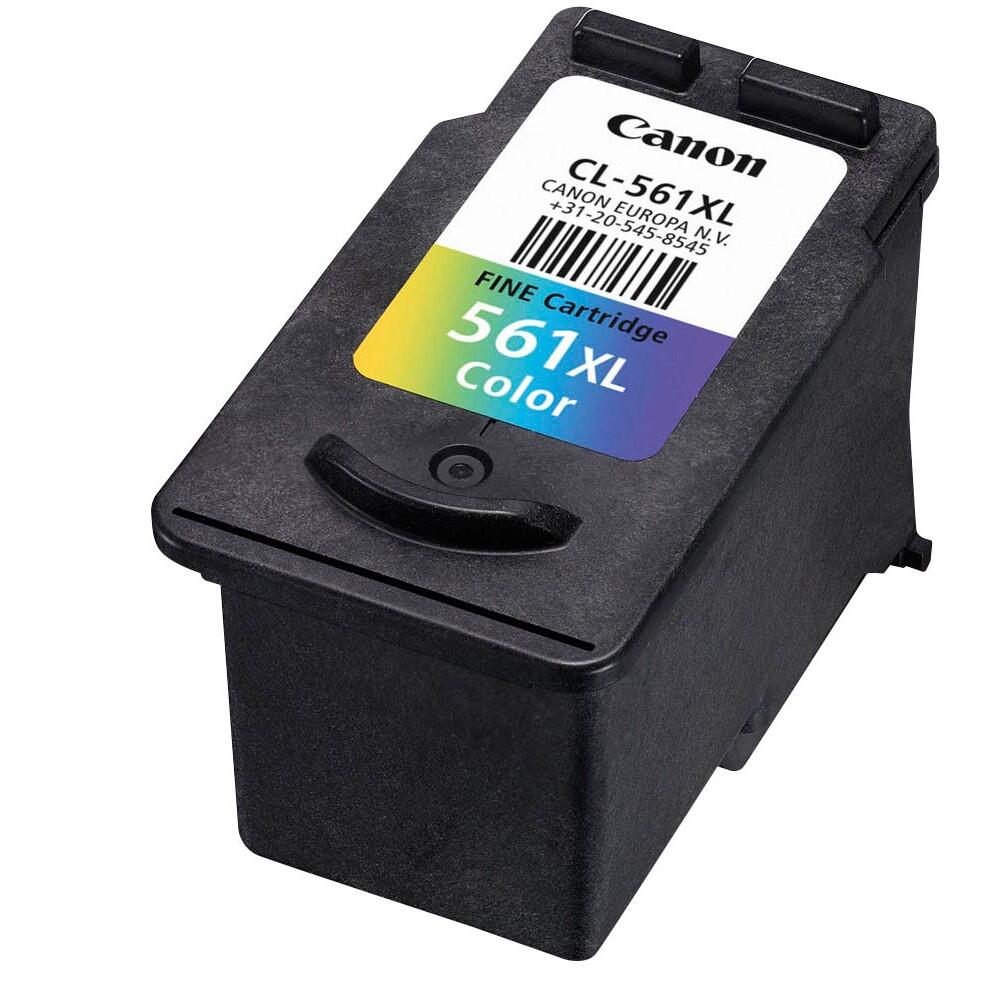 Canon Original PG-560XL + CL-561XL Druckerpatronen Value Pack - 1 x schwarz / 1 x farbig + 50 Blatt Fotopapier
