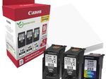 Canon Original PG-540L + CL-541XL Druckerpatronen Valuepack - 2 x schwarz / 1 x farbig + 50 Blatt Fotopapier (5224B015)