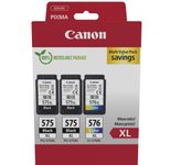 Canon Original PG-575XL + CL-576XL Druckerpatronen Multipack - 2 x schwarz / 1 x farbig (5437C004)
