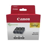 Canon Original PG-35 Druckerpatronen (3er-Pack) schwarz (1509B028)