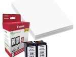 Canon Original PG-545 + CL-546 Druckerpatronen Valuepack - 1 x schwarz / 1 x farbig + 50 Blatt Fotopapier (8287B008)