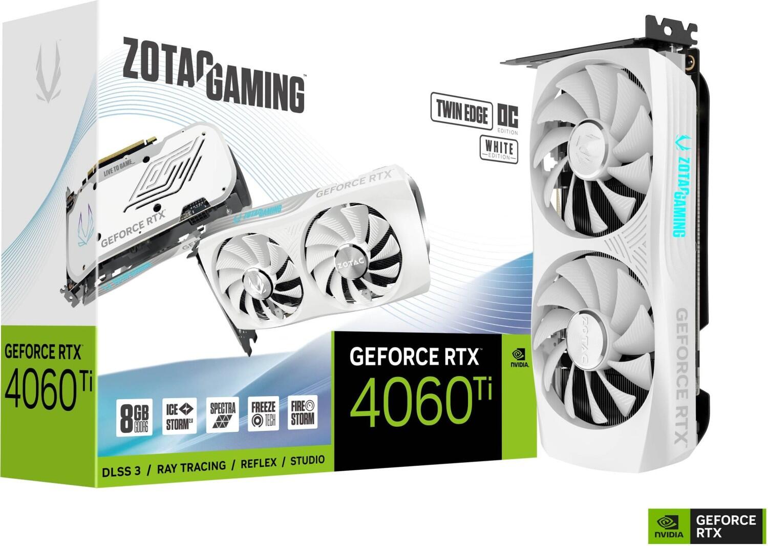 ZOTAC GAMING GeForce RTX 4060 Ti Twin Edge OC White Edition