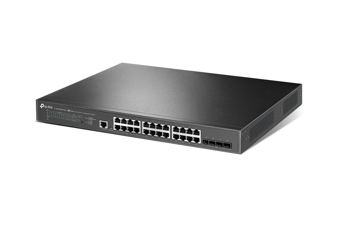 TP-Link Omada JetStream 24P Switch L2+  managed 16 x 10/100/1000/2.5G (PoE+) + 8 x 10/100/1000/2500 (PoE++) + 4 x 10 Gigabit SFP+