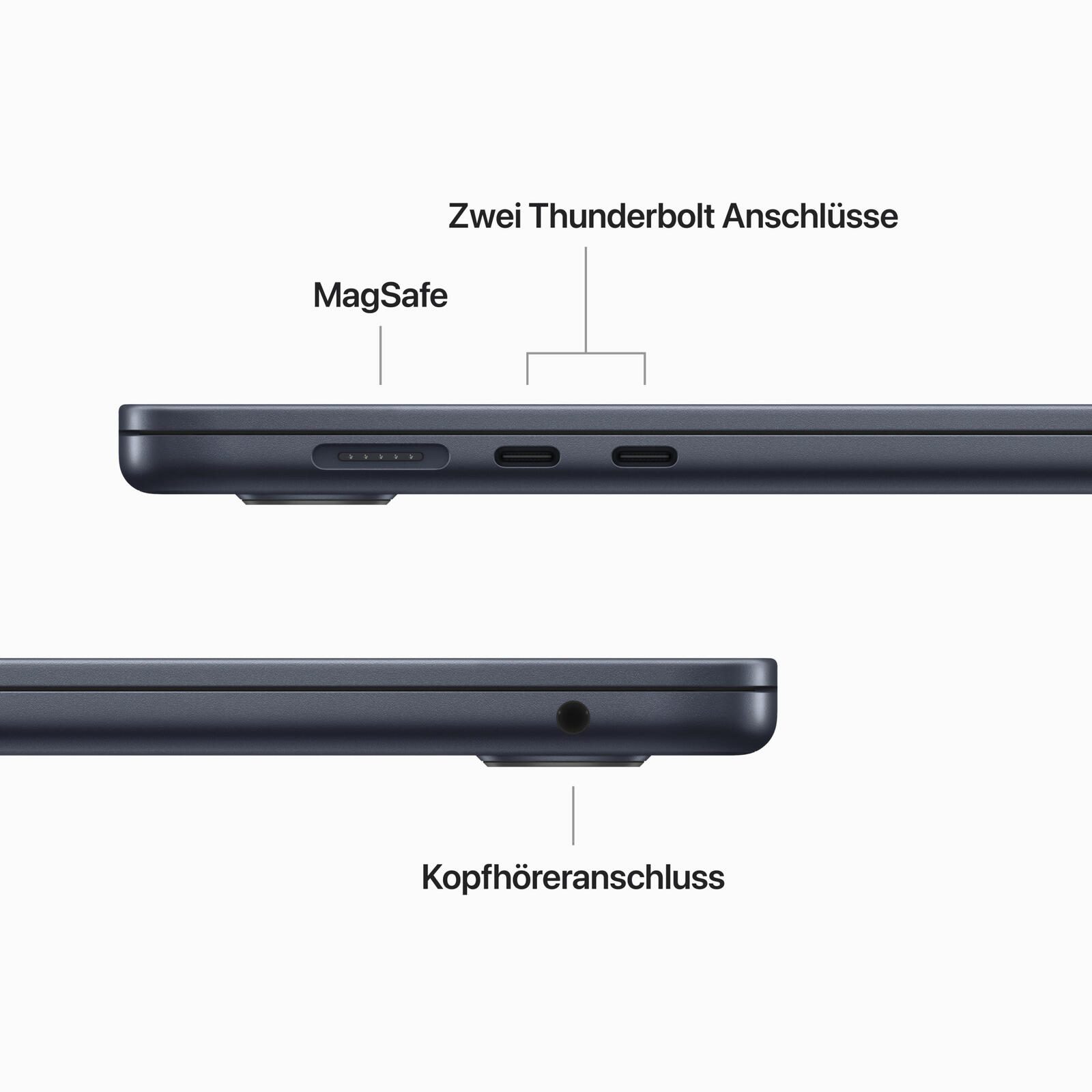 Apple MacBook Air 38,91cm (15,3") mitternacht