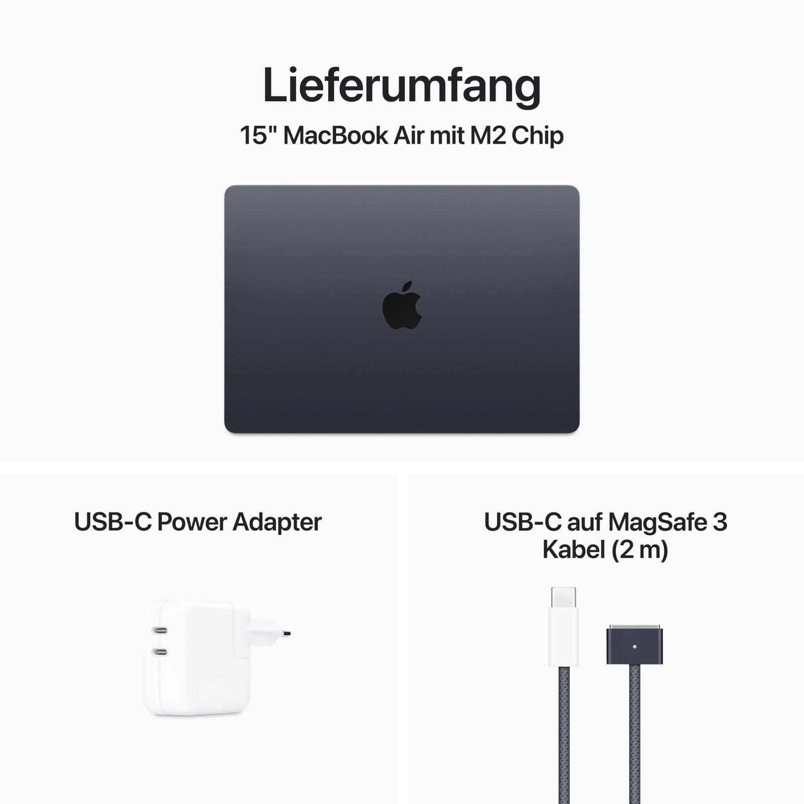 Apple MacBook Air 38,91cm (15,3") mitternacht