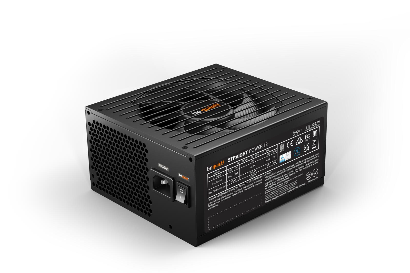be quiet Netzteil Straight Power 12 1000W Modular 80 Plus Platinum