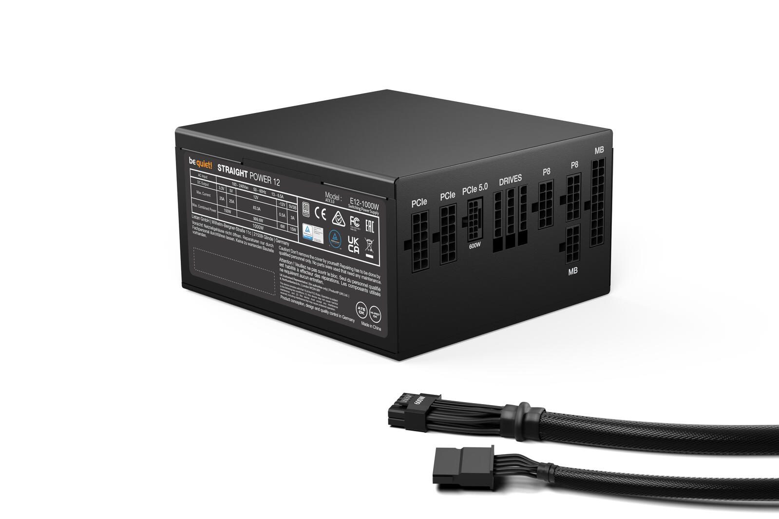 be quiet Netzteil Straight Power 12 1000W Modular 80 Plus Platinum