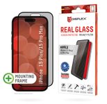 DISPLEX Privacy Panzerglas 10H für Apple iPhone 15 Plus/15 Pro Max
