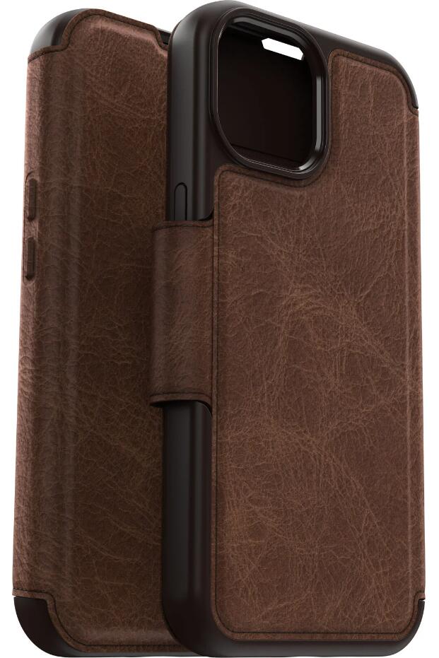 OtterBox Strada Series Folio mit MagSafe für das Apple iPhone 15 Plus - Braun
