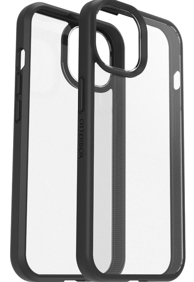 OtterBox React Series für das Apple iPhone 15 Pro Max - Clear/Schwarz