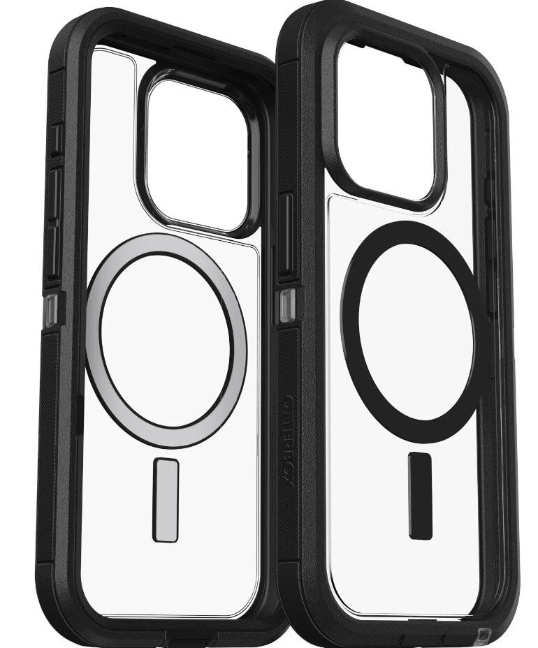 OtterBox Defender Series XT für das Apple iPhone 15 Pro - Clear/Schwarz