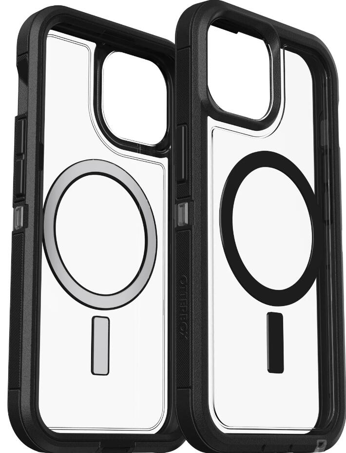 OtterBox Defender Series XT für das Apple iPhone 15 Plus - Clear/Schwarz