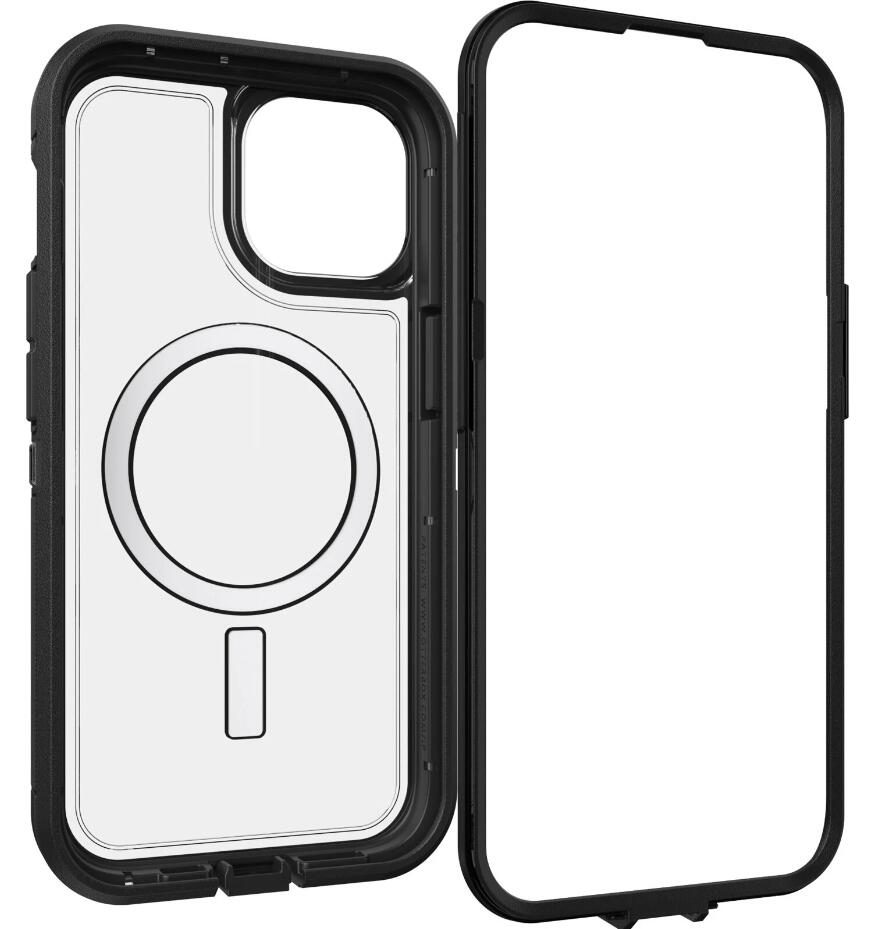 OtterBox Defender Series XT für das Apple iPhone 15 Plus - Clear/Schwarz