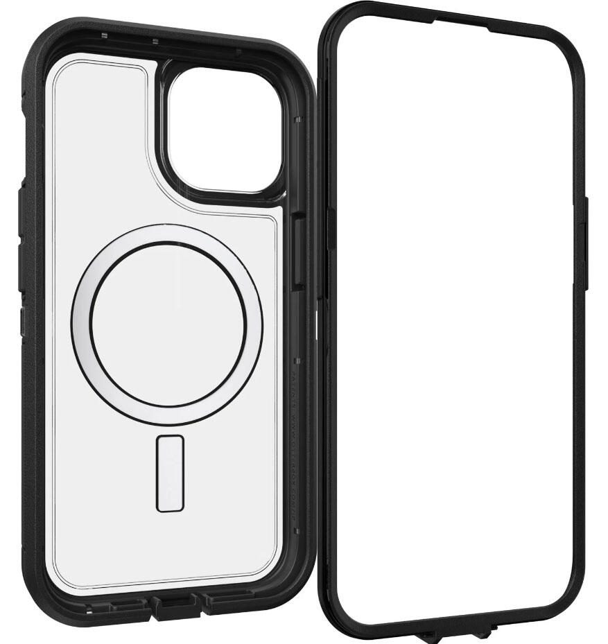 OtterBox Defender Series XT für das Apple iPhone 15 Pro Max - Clear/Schwarz