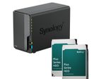 Synology DiskStation DS224+ 2 Einschübe NAS-Server Leergehäuse (DS224+) + 16TB (2x8TB) Synology Plus 3.5" SATA 6Gb/s Festplatten