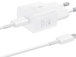 Samsung Schnellladeadapter mit Datenkabel EP-T2510 (White)