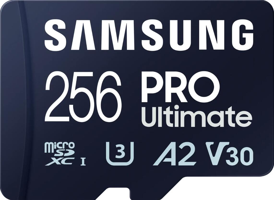 Samsung PRO Ultimate microSD-Speicherkarte inkl. SD Adapter - 256 GB