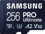 Samsung PRO Ultimate microSD-Speicherkarte inkl. SD Adapter - 256 GB