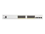 Cisco Catalyst 1300-24P-4G Switch L3 managed 24x 1GbE (PoE+) + 4x 10GbE SFP+