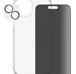 PanzerGlass™ Privacy 3-in-1 Set - iPhone 15 Plus