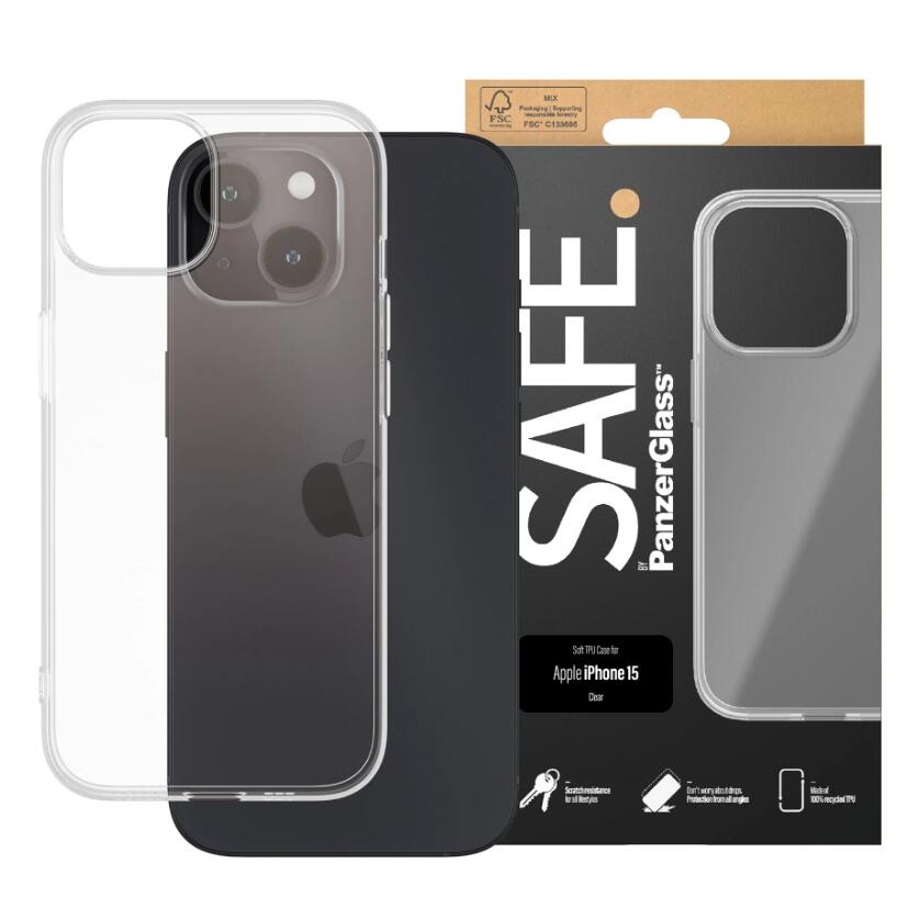 SAFE. by PanzerGlass™ TPU Case für das Apple iPhone 15