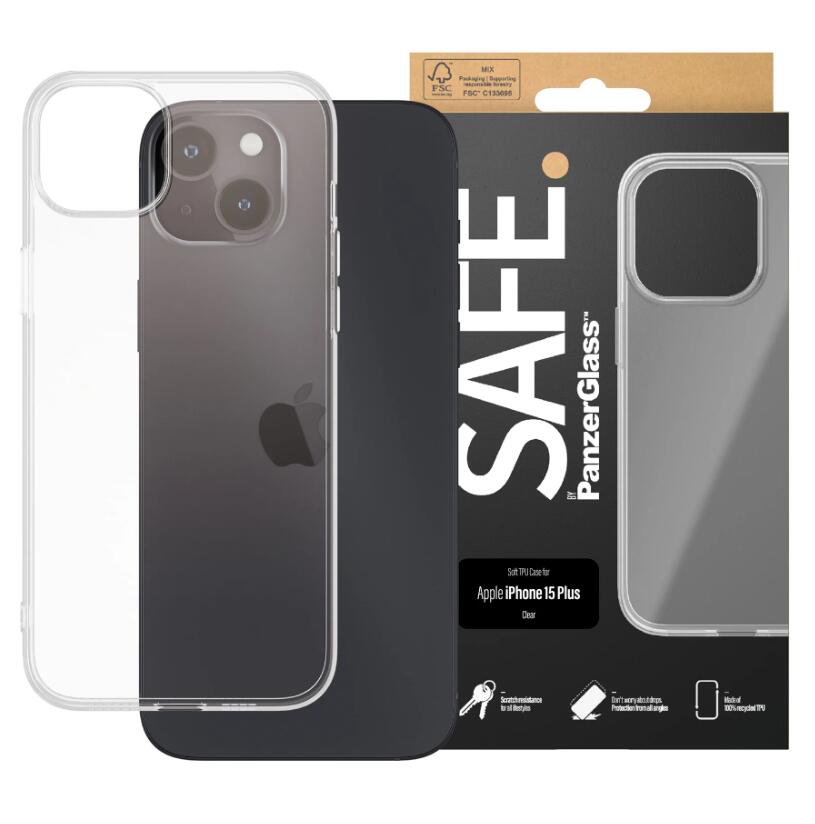 SAFE. by PanzerGlass™ TPU Case für das Apple iPhone 15 Plus
