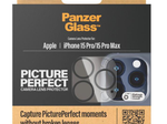 PanzerGlass™ PicturePerfect Kameraschutz für das Apple iPhone 15 Pro & iPhone 15 Pro Max