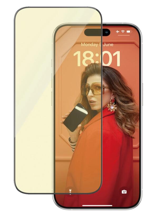 PanzerGlass™ Eyecare Displayschutzfolie für das Apple iPhone 15 Pro Max