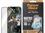 PanzerGlass™ Matrix Displayschutz mit D30 für das Apple iPhone 15 Plus/Ultra-Wide Fit mit Alignerkit