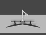 Neomounts DS75S-950WH2 vollbewegliche Tischhalterung für 17-32" Bildschirme - Weiß