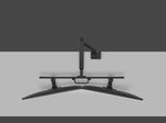 Neomounts DS75S-950BL2 vollbewegliche Tischhalterung für 17-32" Bildschirme - Schwarz