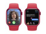 Apple Watch Series 9 (GPS + Cellular) 45mm Aluminiumgehäuse rot, Sportband rot S/M